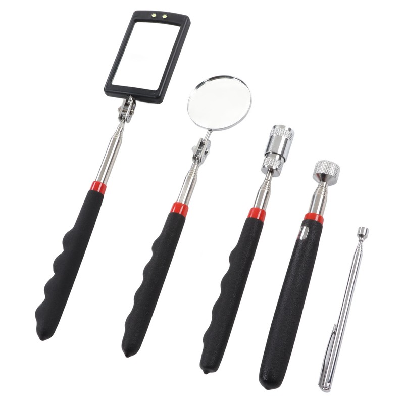5 Pcs Magnetic Pickup Tool Set 10lb 8lb 1.5lb Pick