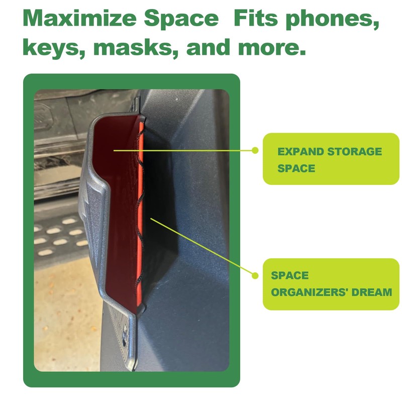 CFDSDE 4PCS Door Storage for Ford Bronco Accessories 2024 2021-2025