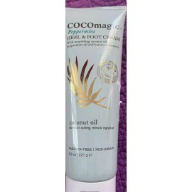 JOCOTTBRANDS COCOMAGIC PEPPERMINT HEEL& FOOT CREAM WITH NOURISHING COCONUT OIL 8FLOZ