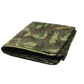 12' x 12' Premium Green CAMO/Camouflage / 8 mil Poly TARP (Finished Size Approx. 11'6" x 11'6") …