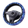 Abstract Blue Cool Lightning Steering Wheel Cover for Women Men