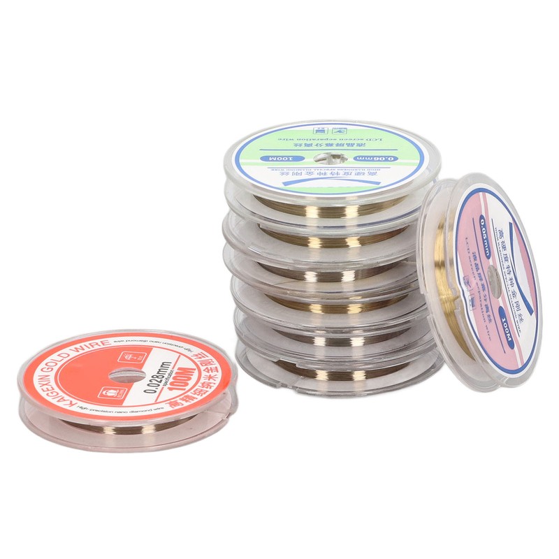 8PCS LCD Screen Separation Wire Tungsten Alloy Steel 0.028 0.03