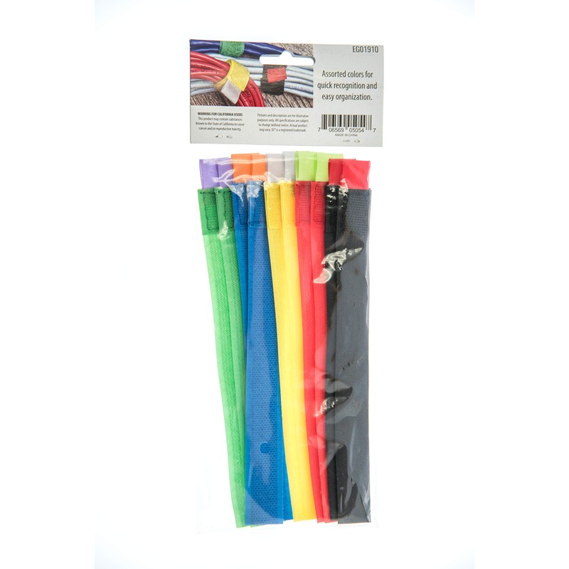 SE 10-Pack Velcro Wire Organizer - EG01910