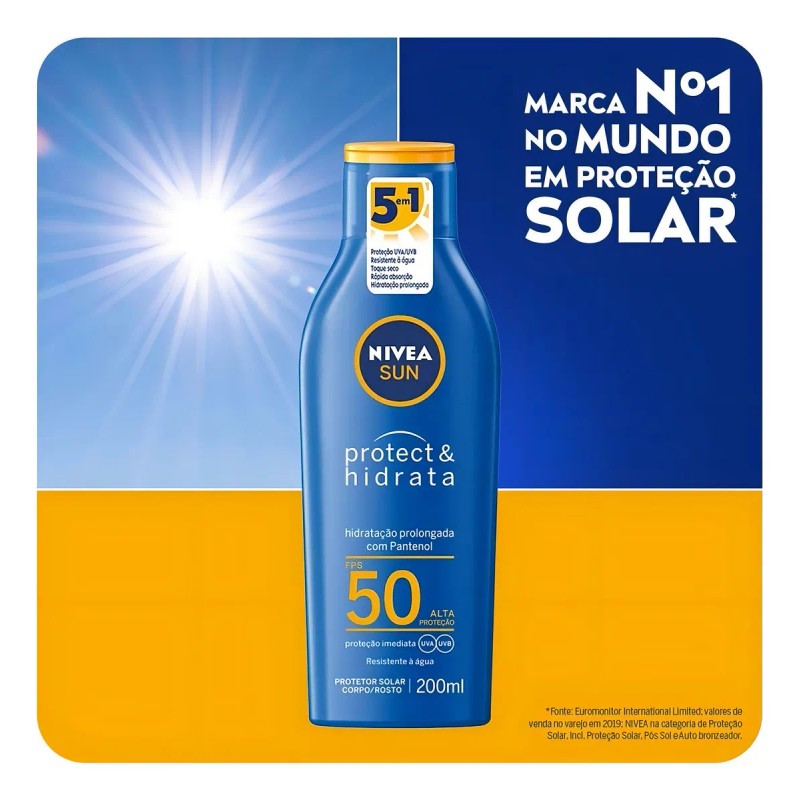 Protector Solar Hidratante Fps50 200 Nivea