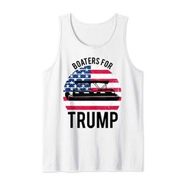 Boaters For Trump 2020 Funny Pro Trump 2020 Election Tank Top