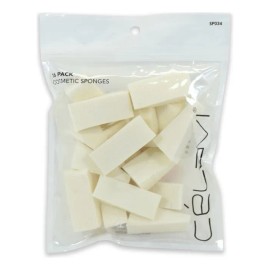Esponjas Para Maquillaje De 16 Pcs Marca Celavi Color Blanco Tamaño De La Esponja Mini