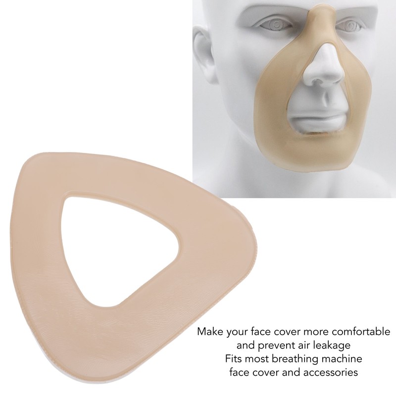 Breathing Machine Silicone Nasal Cover Liner Reduce Noisy Air Leaks