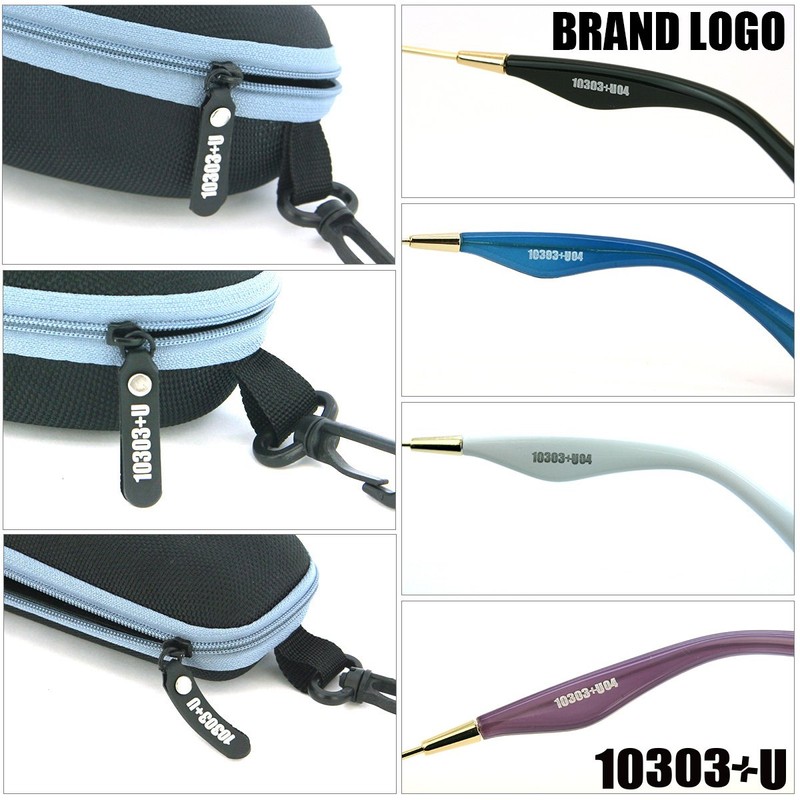 [10303+U] Polarized Sunglasses U04 (Semi Hard Case Included) Teardrop UV