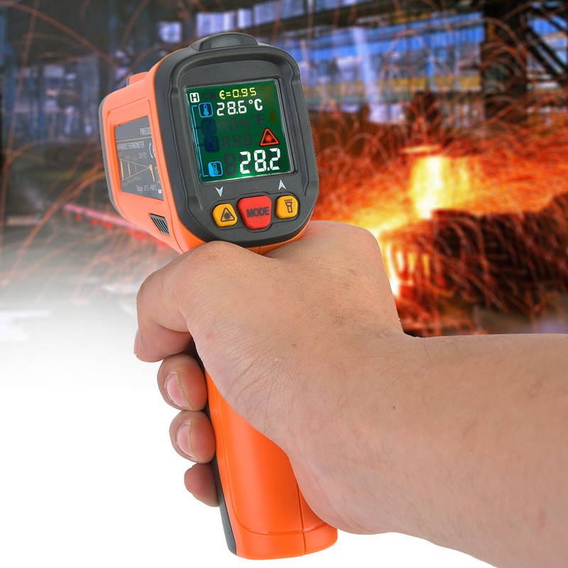 PM6530D High Precision NO contact Digital Infrared Thermometer -50C~800℃/ -58~1472