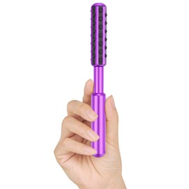 Germanium Roller, Small Facial Roller, Esthetic Roller, Waterproof, Facial Roller, Facial Roller, Body, Whole Body, Face Roller, Unisex, Gift (New Purple)