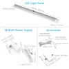 EShine White Finish 3 Extra Long 20 inch Panels LED