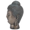Resin Buddha Head Statue Figurine Ornament Buddhist Supplies Home Tabletop