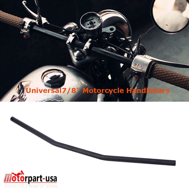 OUMURS 7/8" 22mm Motorcycle Drag Bars Handlebars For Harley Cafe