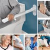 WWWHZGYS Toilet Grab Bars,Flip up Grab Bars for Bathroom,Folding Grab