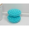 Set of 2 Aqua Reusable Dish Scrubbies for your Zero