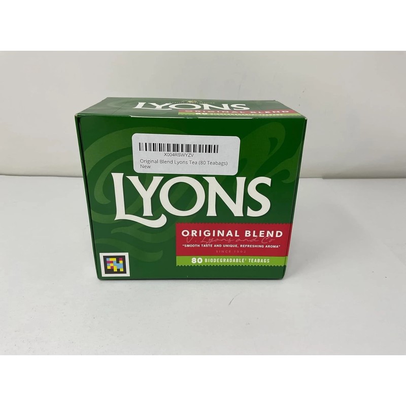 Lyons Original Blend Black Tea – 80 Pyramid Tea Bags