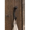 FUXXER 3 x Heavy Rustic Solid Iron Hooks Coat Hooks