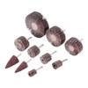 dophee 20PCS 80 Grit Aluminum Oxide Abrasive Flap Wheel Sander