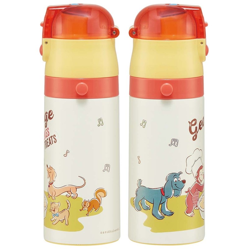 Skater SKDC3-A Water Bottle, 11.8 fl oz (350 ml), Curious