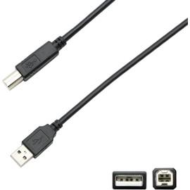 USB Cable USB B MIDI Cable Compatible with BOSS Katana MKII-212, Katana MKII-100,KTN-Art 2,Katana-50,KTN-AIR,RV-500,RC-505,MD-500,AD-10,VE-8,ME-80,GT-1B,GT-1000 GT-100,ME-25,VE-1 VE-2 VE-8 Feet