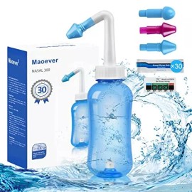 Maoever Neti Pot Nasal Wash Bottle Nose Sinus Pressure Rinse Cleaner Nasal Irrigation