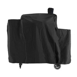 Rsipelsk Grill Cover for Pit Boss Platinum Laredo 1000 Wood Pellet Smoker Grill, 600D Heavy Duty Waterproof Pitboss PB1000PL Grill Cover Replacement, Zipper Design, Black