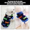 1Pc Knitted Sweater For Puppies, Bone Pattern Pullover Sweater, Soft