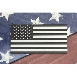 KAT19 American Flag Emblem - Premium CNC machined aluminum - MADE IN THE U.S.A.