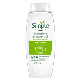 Simple Kind to Skin Shower Gel Refreshing 450 ml