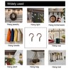 IDEALSV 72 Pcs Bronze Screw Ceiling Hooks 7/8 Inch Cup