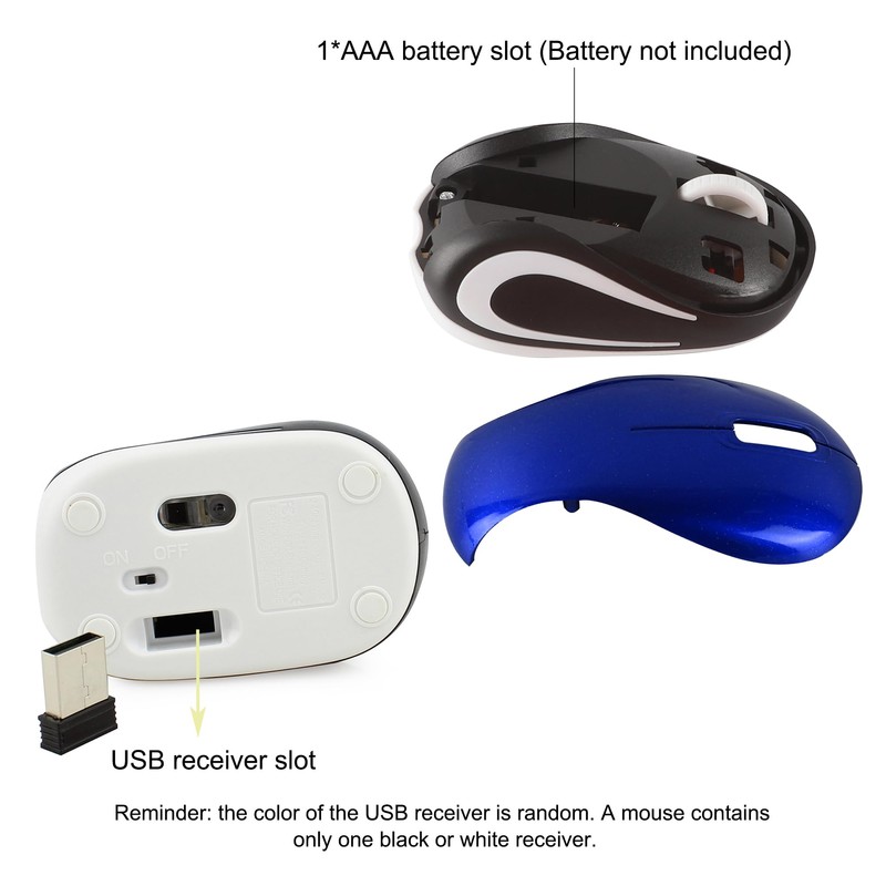 Wireless Mouse Cute Mini Computer Mouse Small Size Pocket Portable