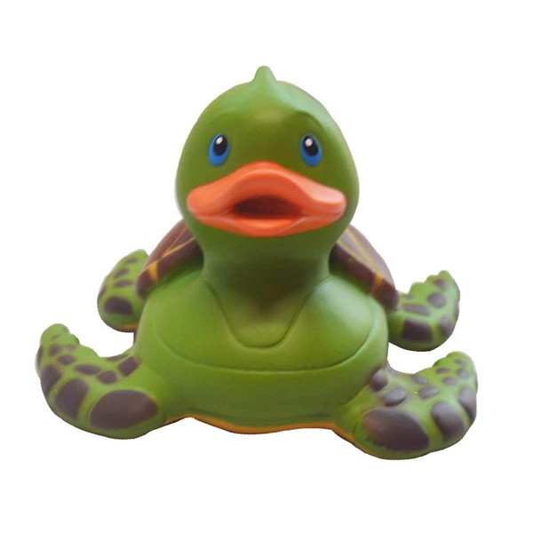 Wild Republic Rubber Ducks, Bath Toys, Kids Gifts, Pool Toys, Water Toys, Sea Turtle, 4"