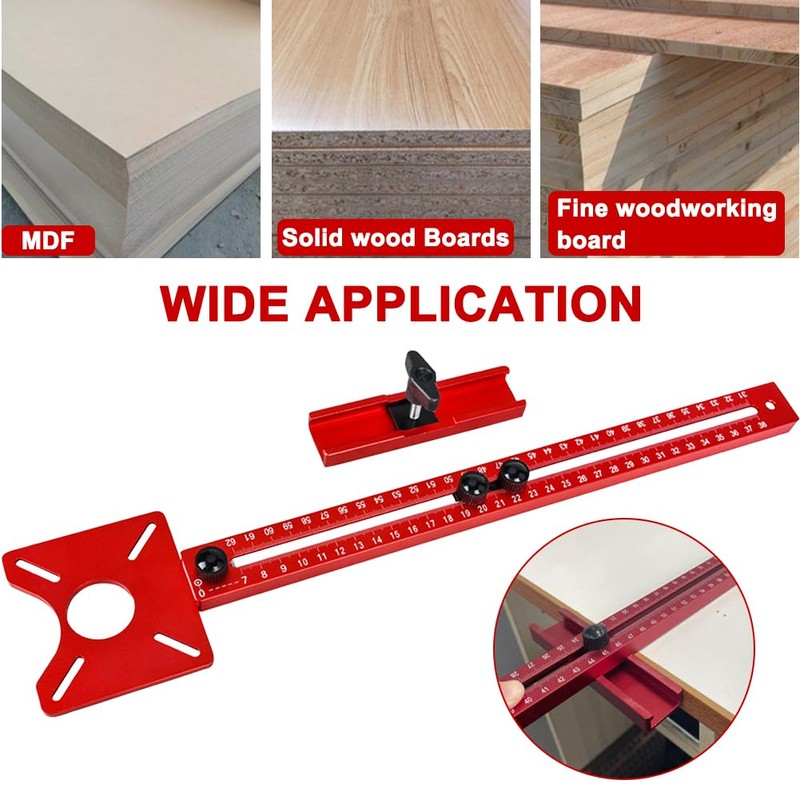 4 in 1 Router Milling Groove Bracket, Aluminum Alloy Router