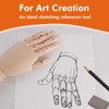 Falling in Art Wooden Hand Model, 10Inches Left Hand Mannequin