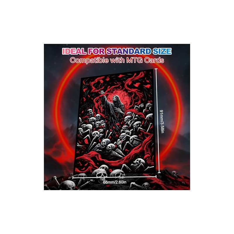 UAONO MTG Card Sleeves - Death 100 Count Standard Size