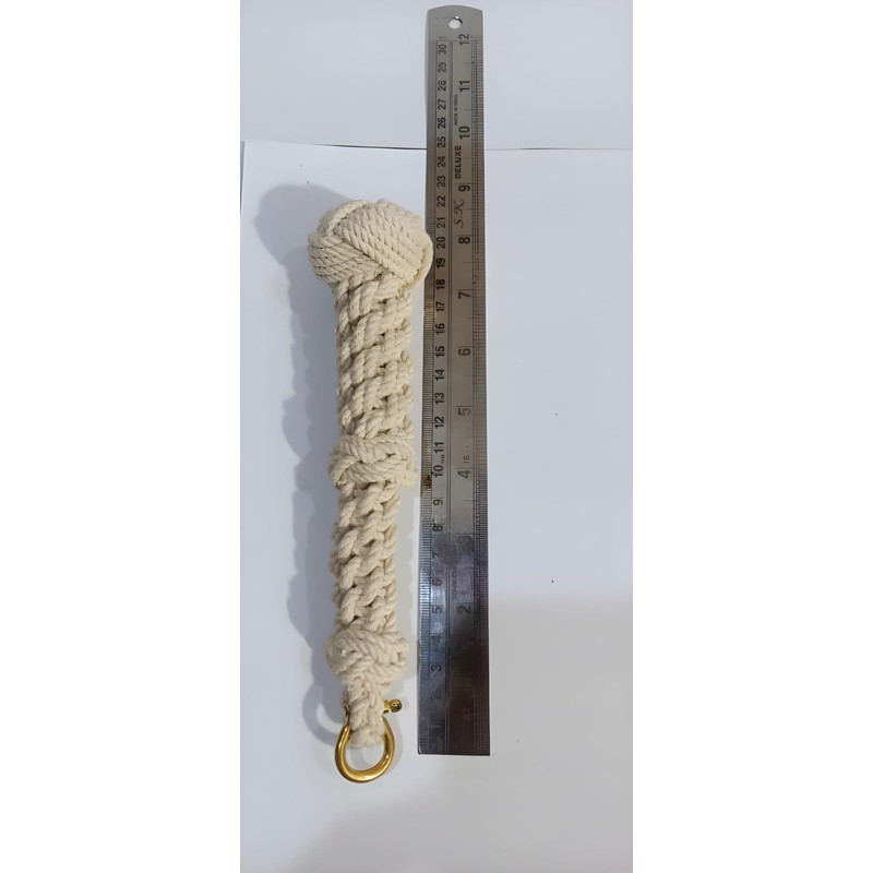 Handmade Rustic Cotton Bell Knot Fancy ropework Bell Rope (Medium)
