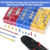 Qibaok 840PCS Electrical Wire Connectors, Insulated Wire Crimp Terminals, Mixed