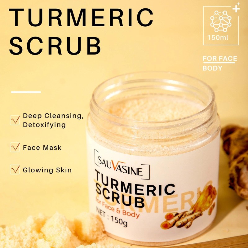 Turmeric Body Scrub - Exfoliating & Moisturizing Formula For Smooth