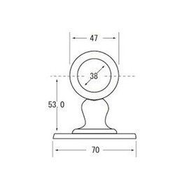 High Logic 37014 Bracket (Genko) 1.5 inches (38 mm) for Stainless Pipe 38