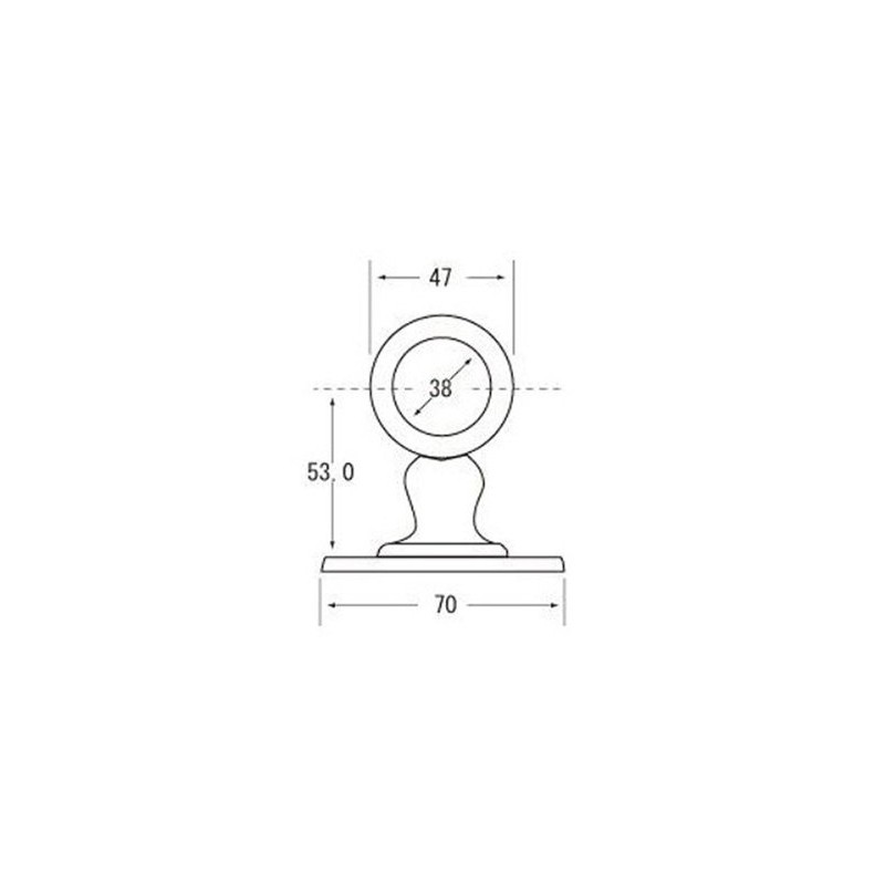 High Logic 37014 Bracket (Genko) 1.5 inches (38 mm) for
