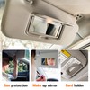 Left & Right Sun Visor with Vanity Light for 2013-2018