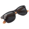 noTrash2003 Classic Sunglasses with Plastic Frame and Bamboo Arms UV400