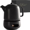 Steinzeit Design Tea Pot with Warmer (44 oz) - Premium