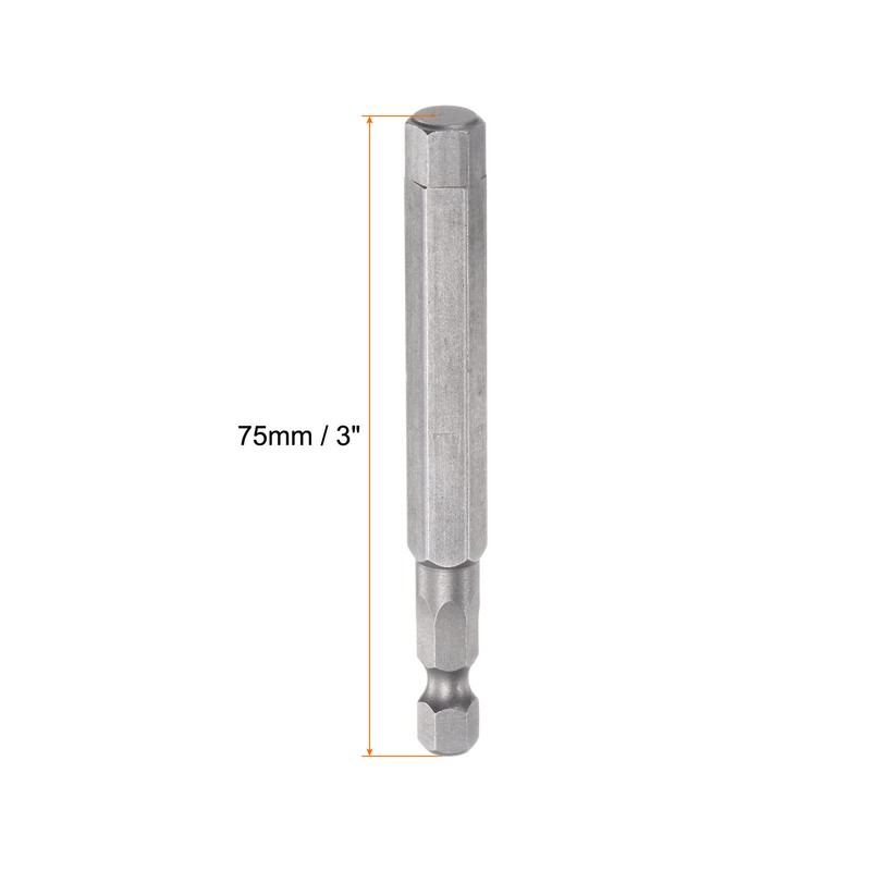 HARFINGTON 5/16" Hex Screwdriver Bit SAE 1/4" Hex Shank 3"