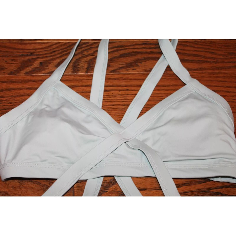 Kendall & Kylie PacSun Sea Green Strappy Bikini Top Style