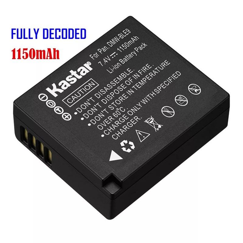 Kastar DMW-BLG10 Battery & Slim USB Charger for Panasonic Lumix