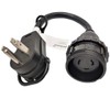 Parkworld 61124 RV 50A Splitter Adapter Cord 14-50P to 14-50R