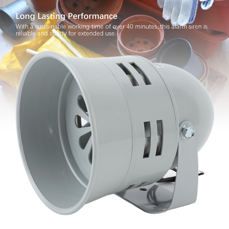 Electric Motor Siren 116dB Fire Alarm Buzzer Sound Alarm Horn