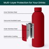 NOBL Stainless Steel Water Bottle,17 oz, 500 ml, Double Wall
