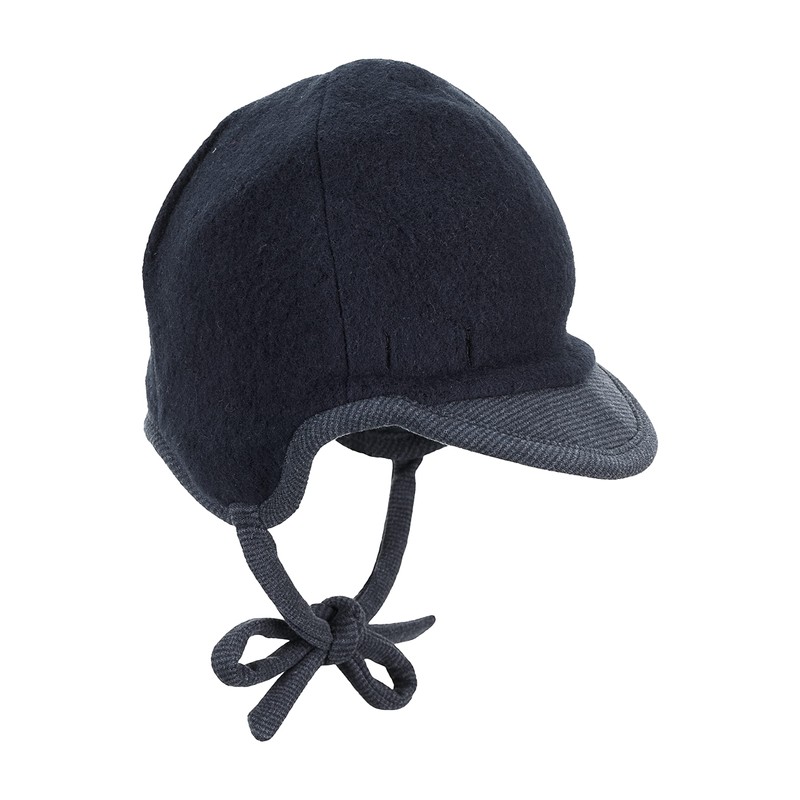 Sterntaler Baby Boys Peaked Cap Baby Peaked Cap Stripes, blue
